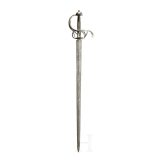 Schwerer, milit&auml;rischer Degen, Sachsen, um 1600