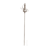 Milit&auml;risches Rapier mit Muschelstichbl&auml;ttern, deutsch, um 1620