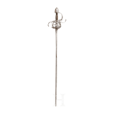 Milit&auml;risches Rapier mit Muschelstichbl&auml;ttern, deutsch, um 1620
