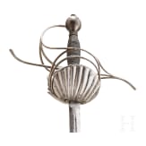 Spangenrapier mit muschelf&ouml;rmigen Stichbl&auml;ttern, Italien, um 1620