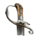 Jagdschwert, deutsch, 2. H&auml;lfte 17. Jhdt.