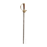 Hirschf&auml;nger mit B&uuml;gelgef&auml;&szlig;, deutsch, um 1730