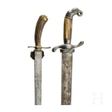 Zwei Hirschf&auml;nger, deutsch, 18./19. Jhdt.