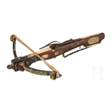 A decorated Bavarian target crossbow, late 19th century