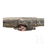 Geschnittene und vergoldete Steinschlosspistole f&uuml;r den orientalischen Markt, Juste, Paris, um 1800