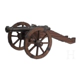 A cannon, collector's replica in the style of the 18th century