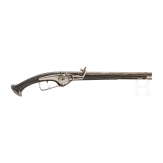 A German wheellock pistol with ebony stock, circa 1630