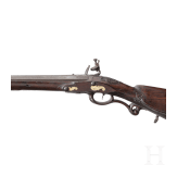 Steinschlossflinte mit spanischem Lauf, deutsch, um 1760