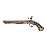 Steinschlosspistole, L&uuml;ttich, um 1720