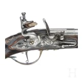 A French traveler's flintlock pistol, circa 1740
