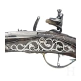 A French traveler's flintlock pistol, circa 1740