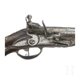 Lange Steinschlosspistole, L&uuml;ttich, um 1740