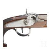 A cased pair of Belgian percussion pistols, ca. 1840