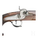 A cased pair of Belgian percussion pistols, ca. 1840