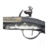 Goldtauschierte Steinschlosspistole, Pierre Penel, Frankreich, um 1750