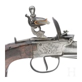 Steinschlossterzerol mit Springbajonett, Belgien, um 1810