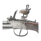Steinschlossterzerol mit Springbajonett, Belgien, um 1810