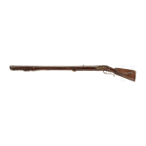 A heavy German percussion target rifle, circa 1780