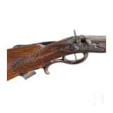Zwei Perkussionsb&uuml;chsen, deutsch, um 1780, sowie eine Sammleranfertigung unter Verwendung alter Teile