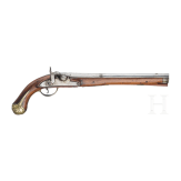 An Italian percussion pistol, circa 1780