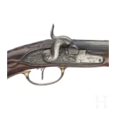 A German percussion pistol, circa 1780