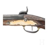 A German percussion pistol, circa 1780