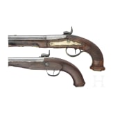 Two percussion pistols, circa 1800