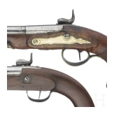 Two percussion pistols, circa 1800