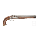 A South German percussion pistol, circa 1810