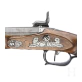 A percussion pistol, Liege, circa 1810