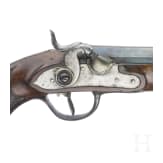 A German percussion pistol, circa 1810