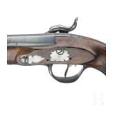 A German percussion pistol, circa 1810