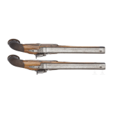 A pair of percussion pistols by Crause in Herzberg, Germany, ca. 1810