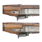 A pair of percussion pistols by Crause in Herzberg, Germany, ca. 1810