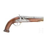 A percussion pistol, France, ca. 1810