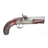 An pocket percussion pistol by W. Parker, London, ca. 1830