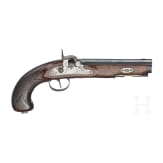 A German percussion pistol by F. Jung und S&ouml;hne in Suhl, circa 1830