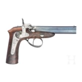 A percussion pistol, Liege, circa 1830