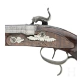 A German percussion pistol by Lorenz B&ouml;ssel in Suhl, circa 1830/40