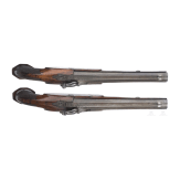 A pair of percussion pistols, G. Pistor, Schmalkalden, circa 1840