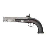 An English percussion pistol, circa 1840
