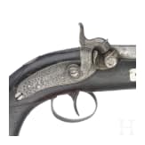 An English percussion pistol, circa 1840