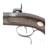 A cased pair of German percussion pistols by Tanner in Hanover, circa 1840