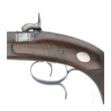 A cased pair of German percussion pistols by Tanner in Hanover, circa 1840
