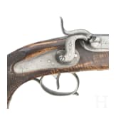 A French percussion pistol, circa 1840