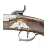 A French percussion pistol, circa 1840
