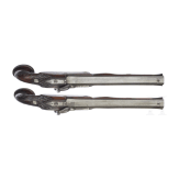 A pair of percussion pistols by Michael Neuber in Amberg, circa 1840