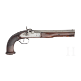 A pair of percussion pistols by Michael Neuber in Amberg, circa 1840