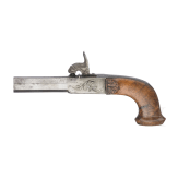 Four Belgian percussion boxlock pistols, circa 1840