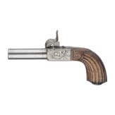 Four Belgian percussion boxlock pistols, circa 1840